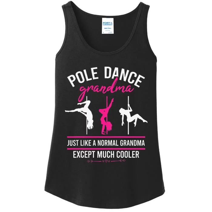 Pole Dance Grandma Dancer Mother's Day Pole Fitness Ladies Essential Tank