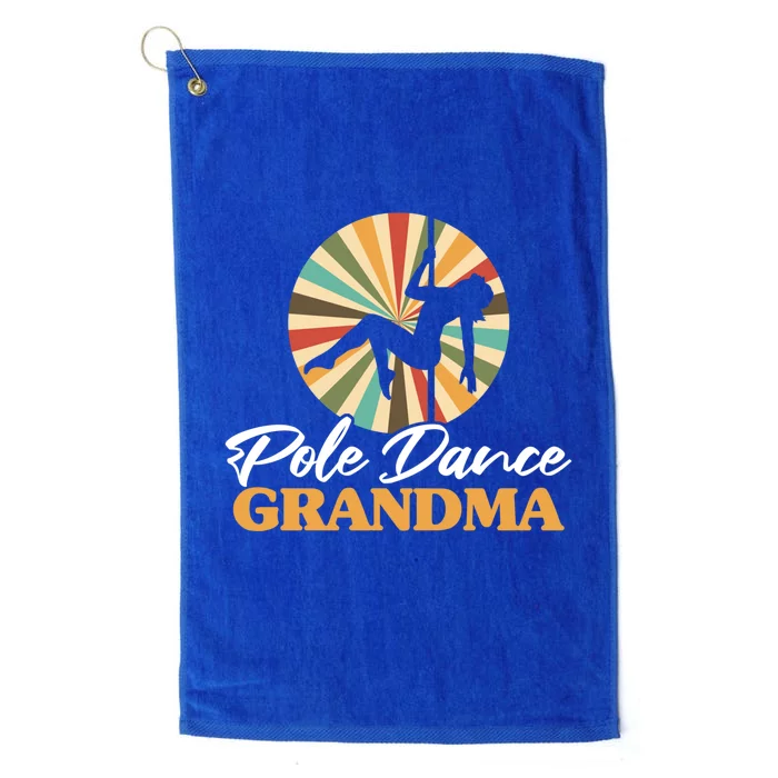 Pole Dance Grandma Pole Fitness Mother's Day Dancer Gift Platinum Collection Golf Towel