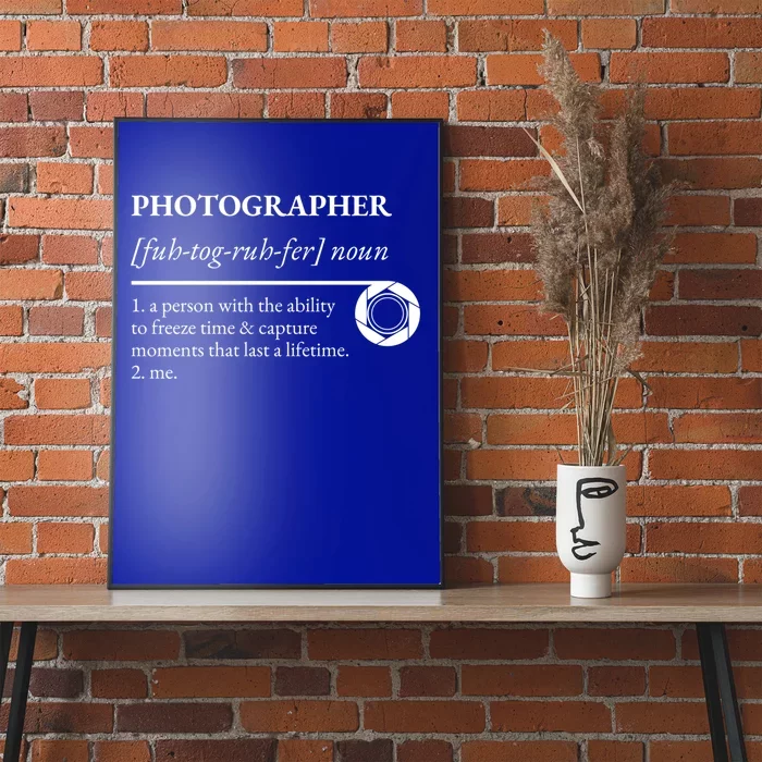 Photographer Definition Gift Poster