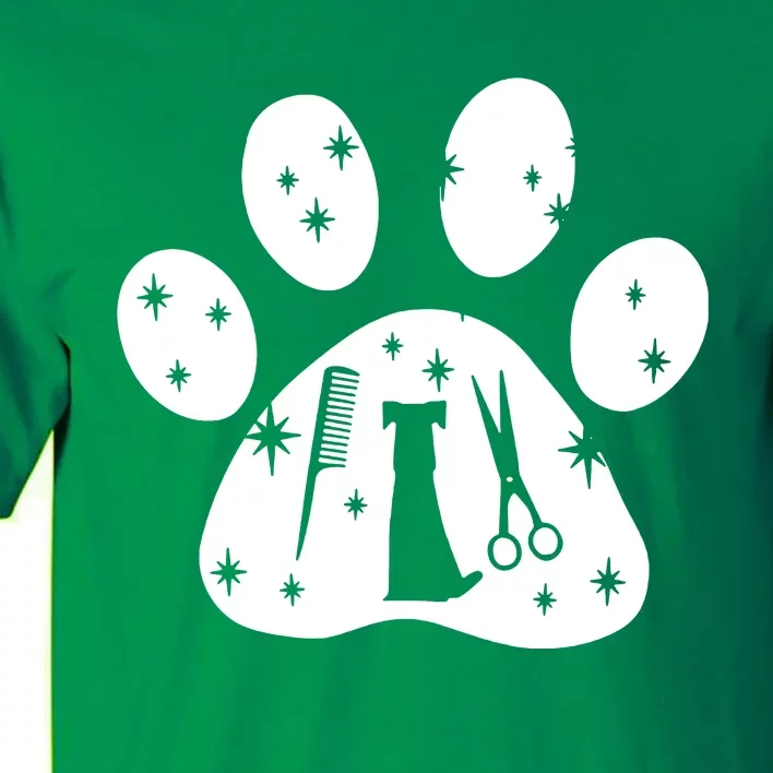 Paw Dog Groomer Tall T-Shirt