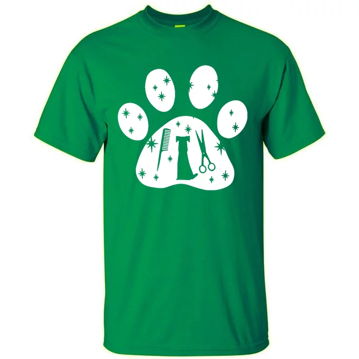 Paw Dog Groomer Tall T-Shirt