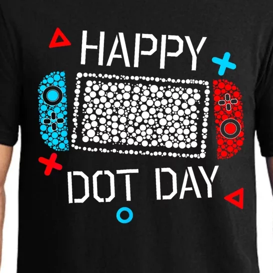 Polka Dot Gamers Boy Game Controller Happy Dot Day Gift Pajama Set