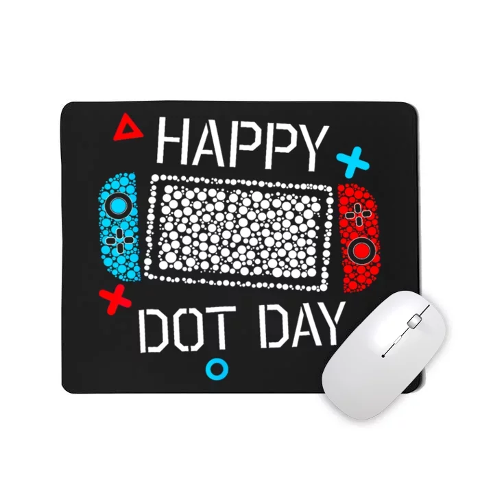 Polka Dot Gamers Boy Game Controller Happy Dot Day Gift Mousepad