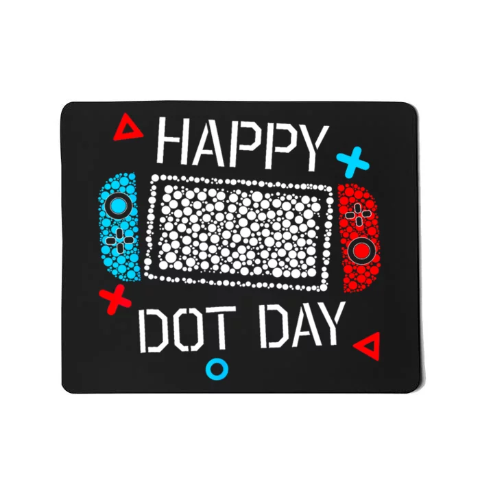 Polka Dot Gamers Boy Game Controller Happy Dot Day Gift Mousepad