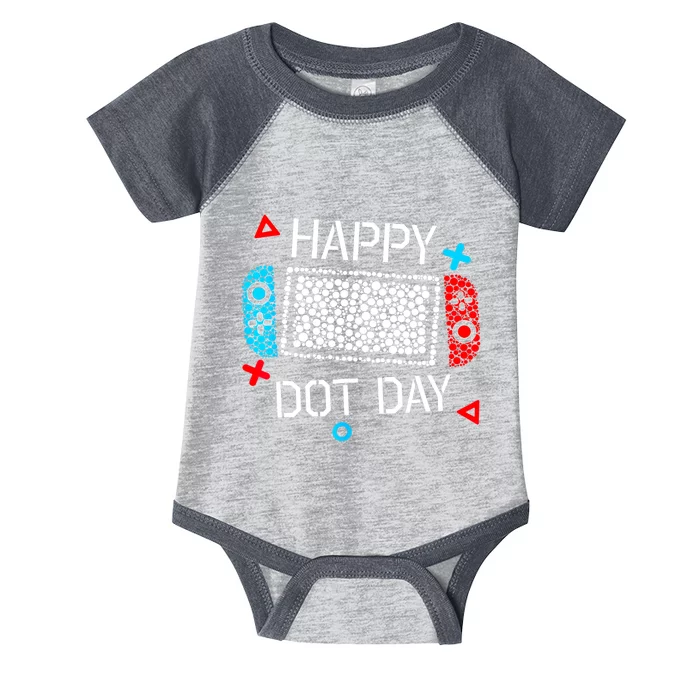 Polka Dot Gamers Boy Game Controller Happy Dot Day Gift Infant Baby Jersey Bodysuit