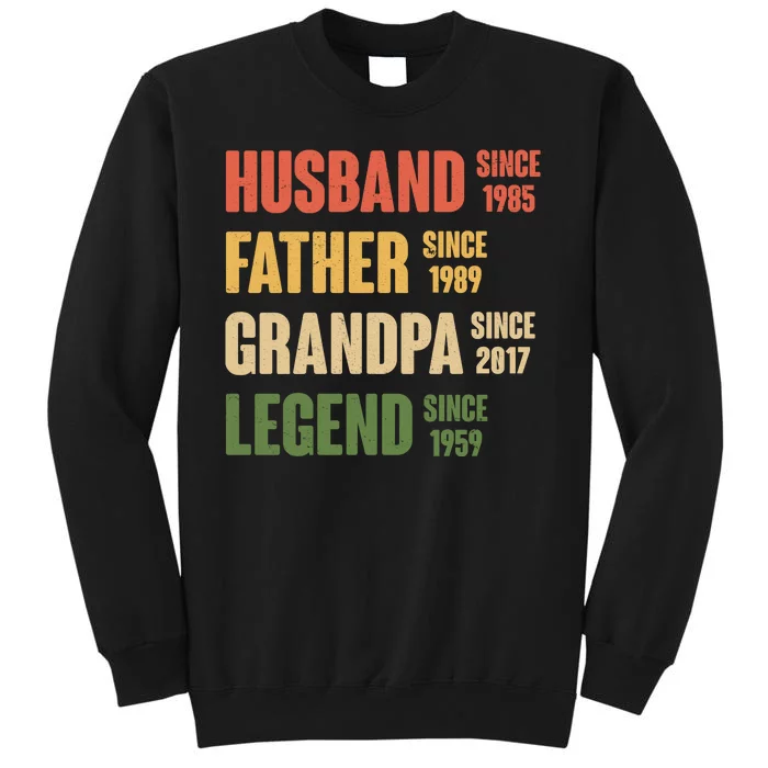 Personalized Dad Grandpa Gift Fathers Day Custom Tall Sweatshirt