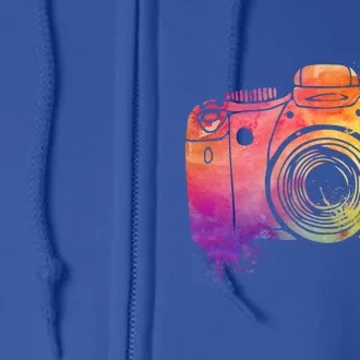 Photography Day Great Gift Camera Photographer Gift Full Zip Hoodie