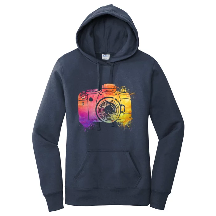 Photography Day Great Gift Camera Photographer Gift Women's Pullover Hoodie