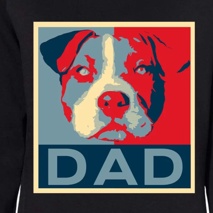 Pitbull Dad Gift Pittie Pit Bull Dog Lover Fathers Day Gift Womens California Wash Sweatshirt