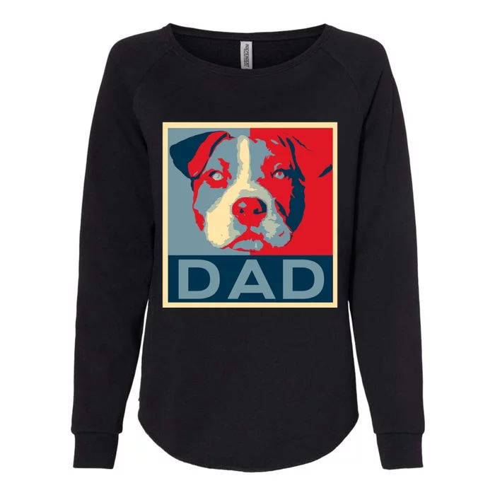 Pitbull Dad Gift Pittie Pit Bull Dog Lover Fathers Day Gift Womens California Wash Sweatshirt