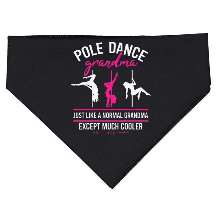 Pole Dance Grandma Dancer gift Mother's Day USA-Made Doggie Bandana