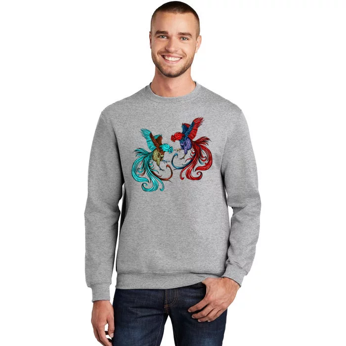 Peleas De Gallos Cockfighter Game Fowl Cockfighting Rooster Tall Sweatshirt