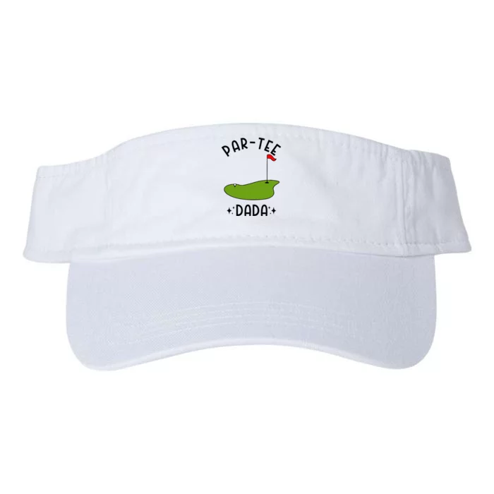 Par Dada Golf Birthday Party Dad Valucap Bio-Washed Visor