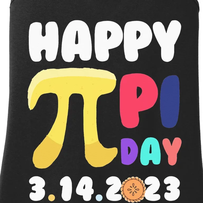 Pie Day Happy Pi Day 3.14 Pi Symbol Pi Math Ladies Essential Tank