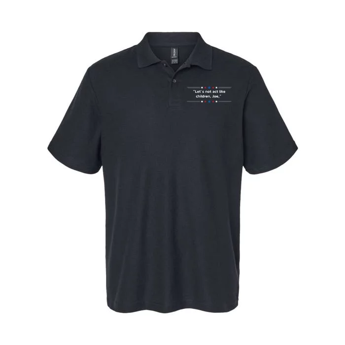 Presidential Debate Humor Softstyle Adult Sport Polo