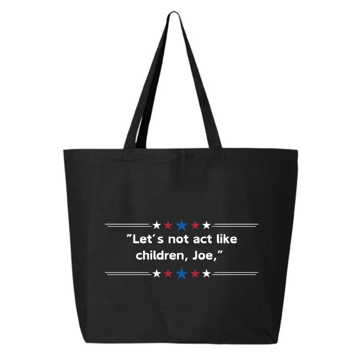 Presidential Debate Humor 25L Jumbo Tote