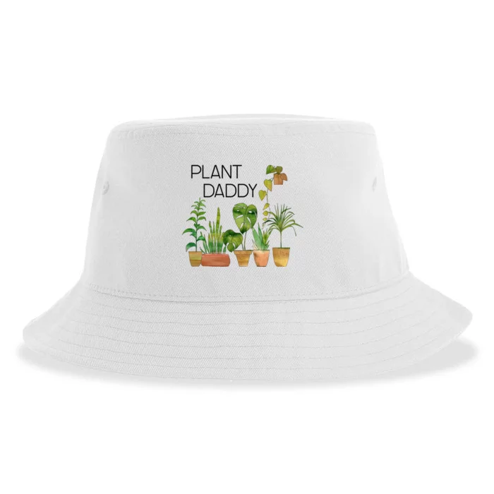 Plant Daddy House Plant Lover Monstera Dad Father Gift Cute Gift Sustainable Bucket Hat