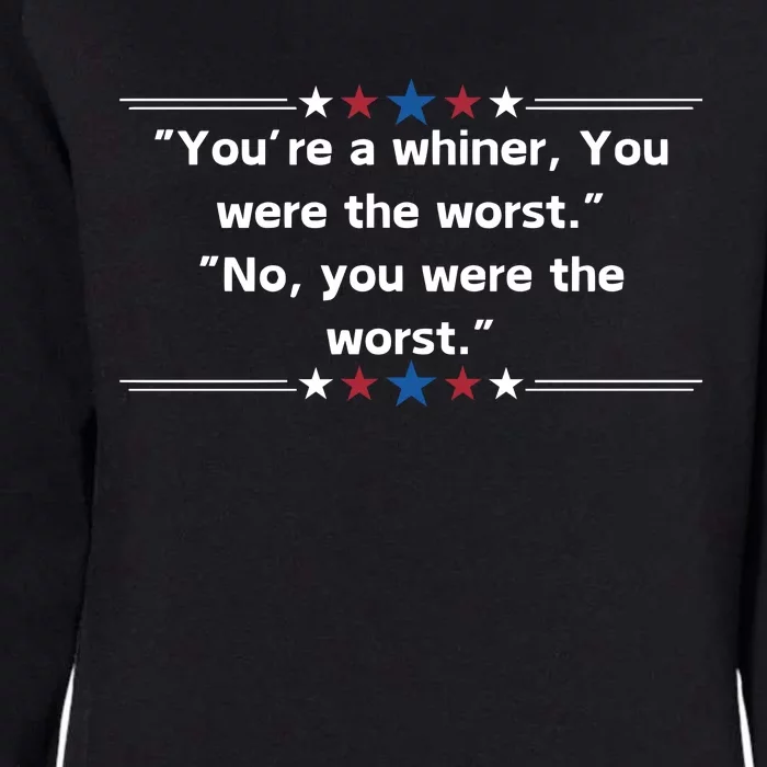 Presidential Debate Humor Mega Trump 2024 Womens California Wash Sweatshirt