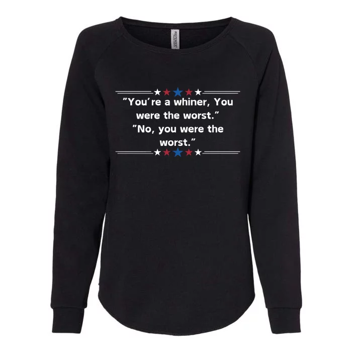 Presidential Debate Humor Mega Trump 2024 Womens California Wash Sweatshirt