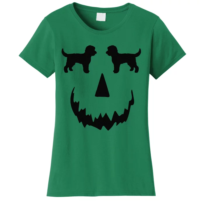 Pumpkin Doodle Halloween Goldendoodle Halloween Women's T-Shirt