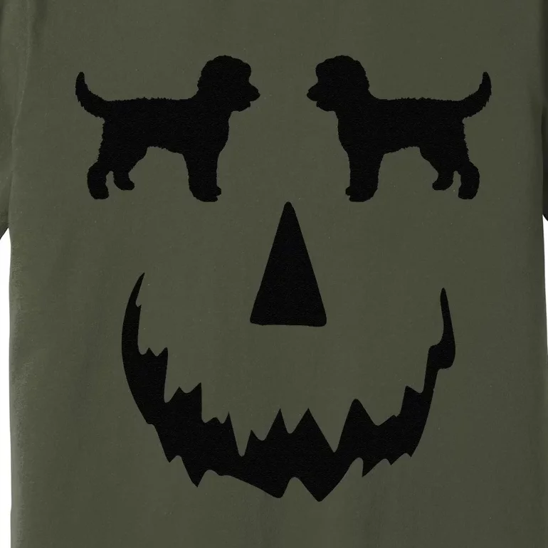 Pumpkin Doodle Halloween Goldendoodle Halloween Premium T-Shirt