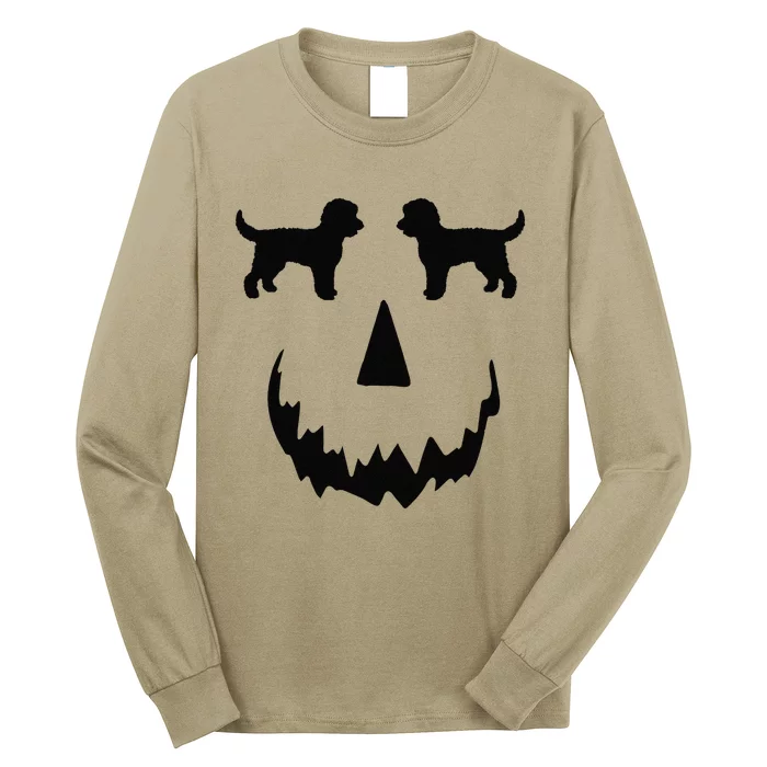 Pumpkin Doodle Halloween Goldendoodle Halloween Long Sleeve Shirt