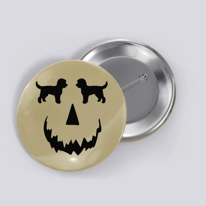 Pumpkin Doodle Halloween Goldendoodle Halloween Button