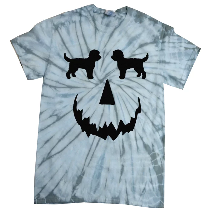 Pumpkin Doodle Halloween Goldendoodle Halloween Tie-Dye T-Shirt