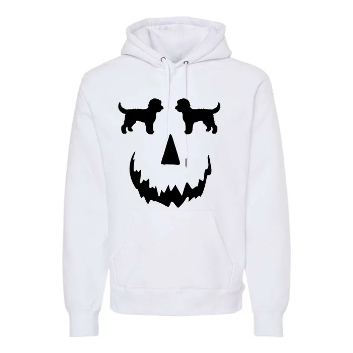 Pumpkin Doodle Halloween Goldendoodle Halloween Premium Hoodie