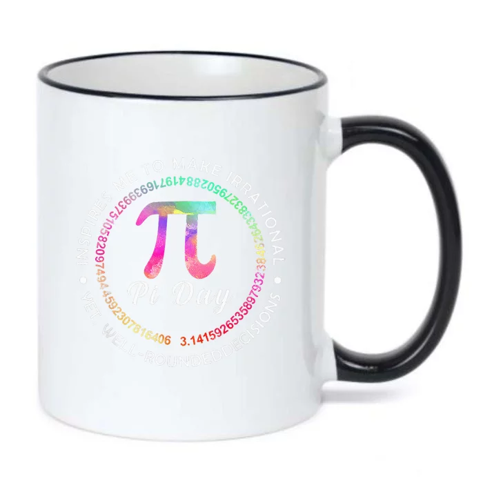 Pi Day Inspires Me To Make Irrational Decisions 3.14 Math Black Color Changing Mug