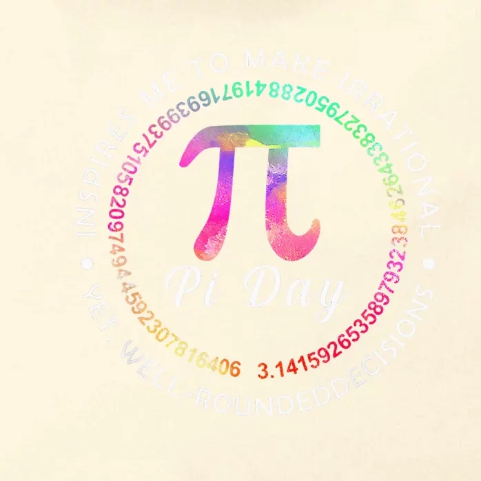 Pi Day Inspires Me To Make Irrational Decisions 3.14 Math Zip Tote Bag