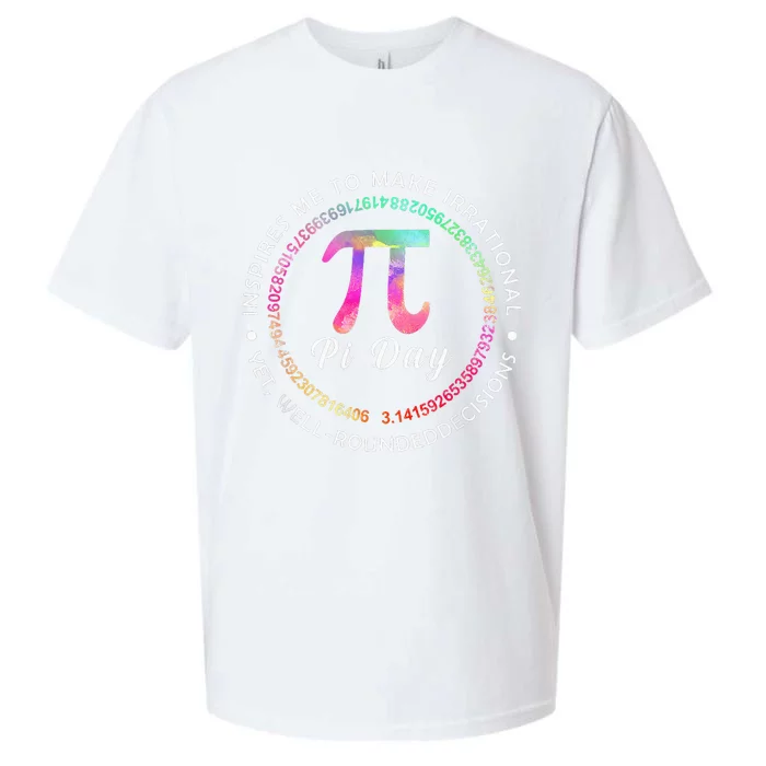 Pi Day Inspires Me To Make Irrational Decisions 3.14 Math Sueded Cloud Jersey T-Shirt