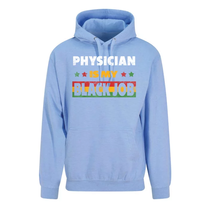 Physician Doctor Is My Black Job Tittle Personalized Unisex Surf Hoodie