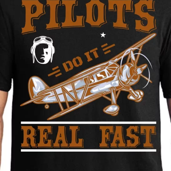 Pilots Do It Real Fast Pajama Set