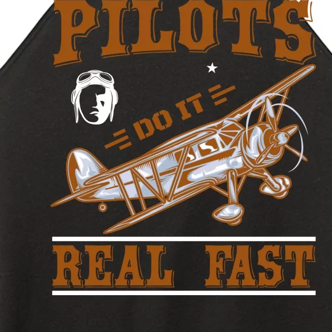 Pilots Do It Real Fast Women’s Perfect Tri Rocker Tank