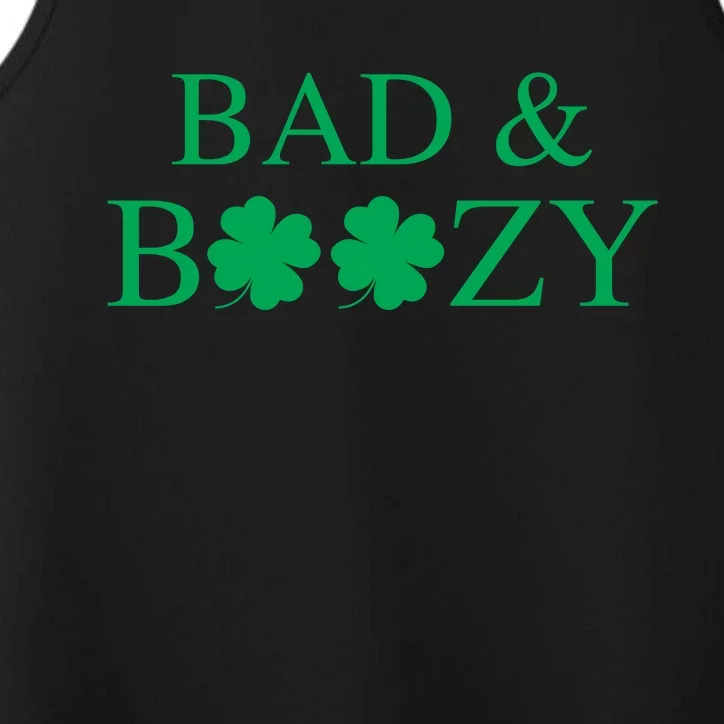 Patrick Day Irish Bad And Boozy Performance Tank