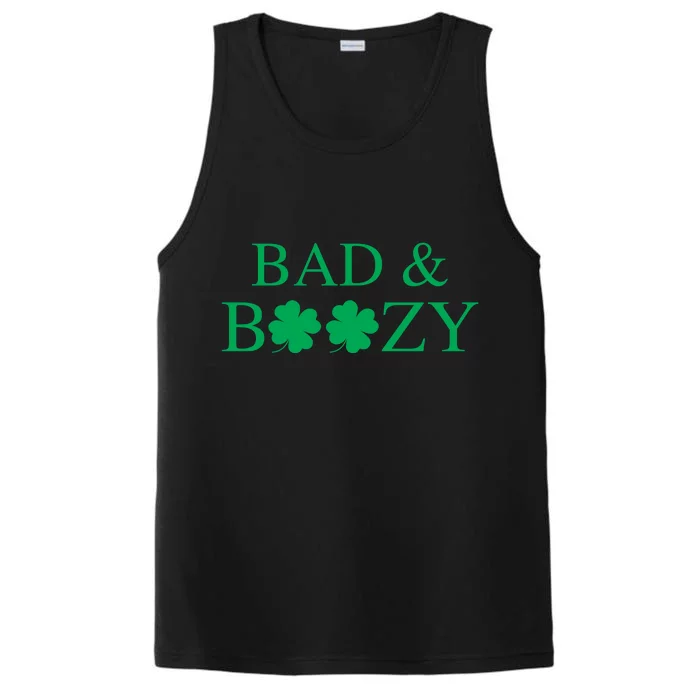 Patrick Day Irish Bad And Boozy Performance Tank