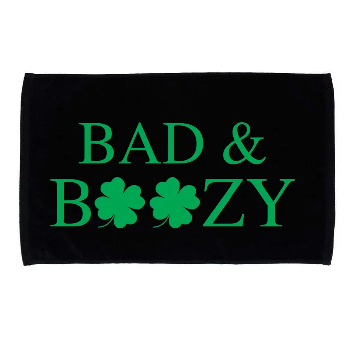 Patrick Day Irish Bad And Boozy Microfiber Hand Towel