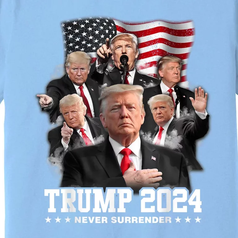 President Donald J Trump 2024 Never Surrender Premium T-Shirt