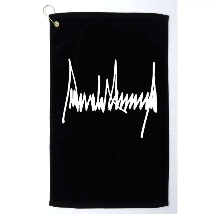 President Donald J Trump Signature Cool Gift Platinum Collection Golf Towel