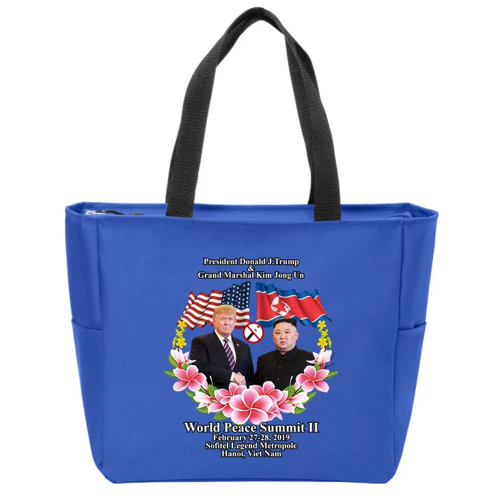 President Donald J Trump Grand Marshal Kim Jong Un World Peace Summit Ii Zip Tote Bag