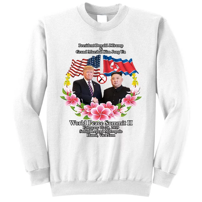 President Donald J Trump Grand Marshal Kim Jong Un World Peace Summit Ii Sweatshirt