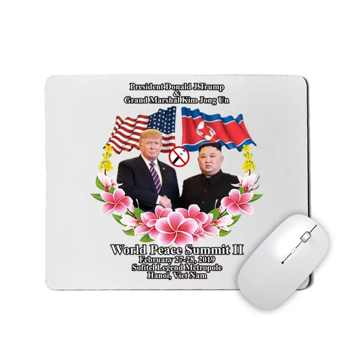 President Donald J Trump Grand Marshal Kim Jong Un World Peace Summit Ii Mousepad