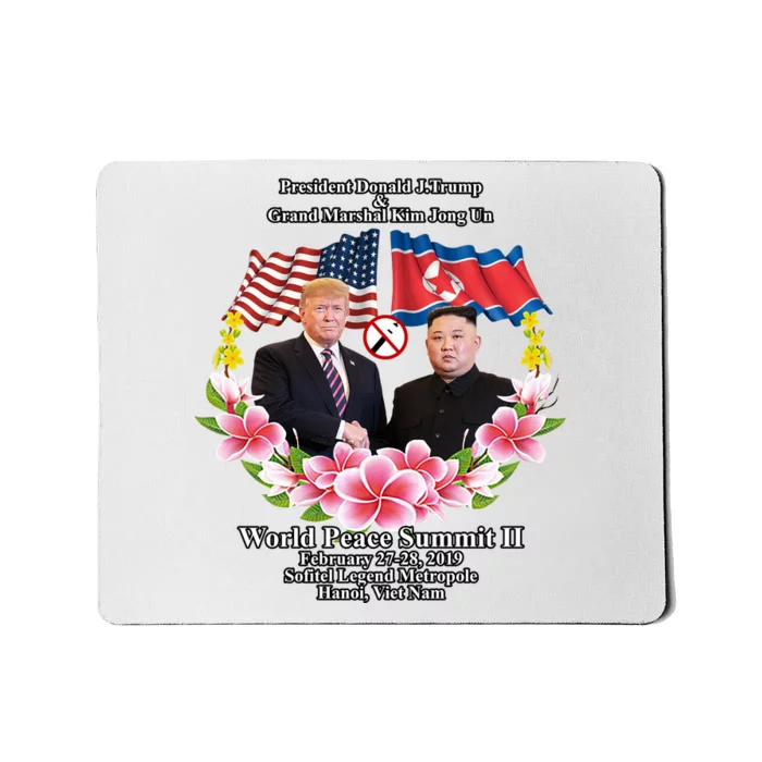 President Donald J Trump Grand Marshal Kim Jong Un World Peace Summit Ii Mousepad