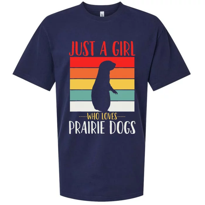 Prairie Dog Just a Who Loves Prairie Dogs Retro Sueded Cloud Jersey T-Shirt