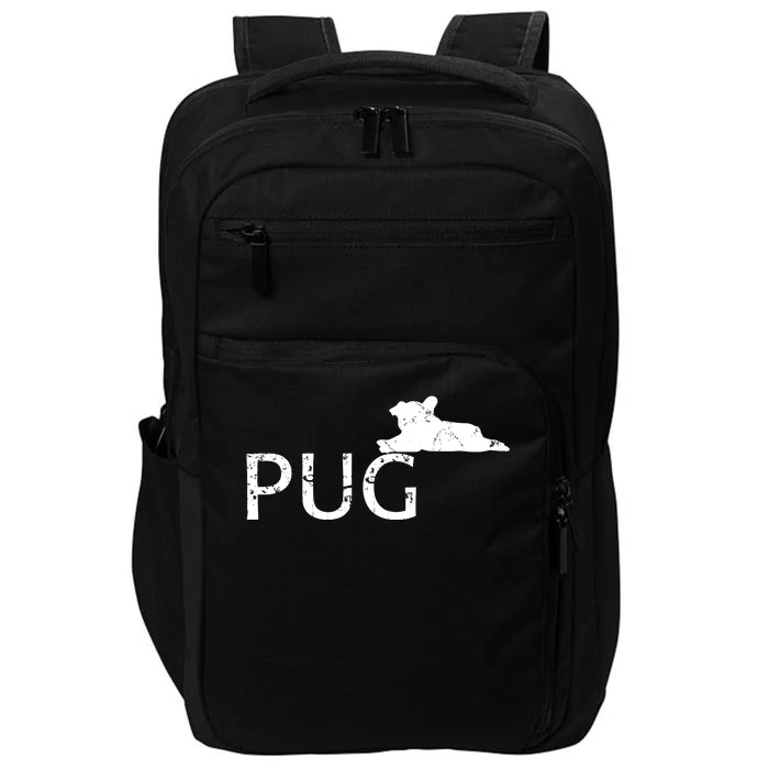 Pug Dog Lover Impact Tech Backpack