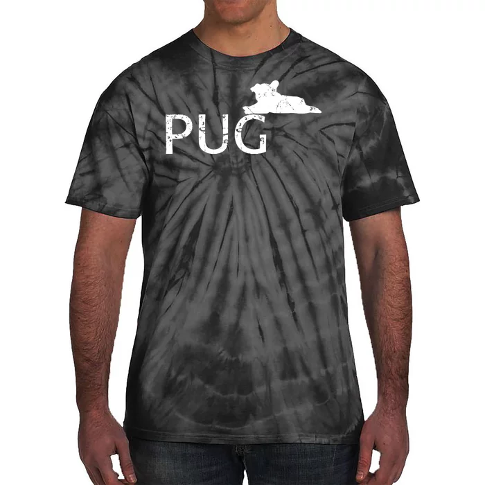 Pug Dog Lover Tie-Dye T-Shirt