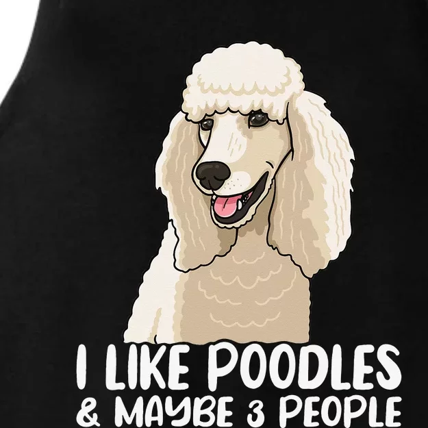 Poodle Dog Lover Poodle Art Tee Poodle Owner Ladies Tri-Blend Wicking Tank