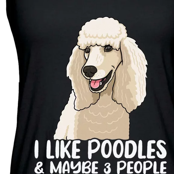 Poodle Dog Lover Poodle Art Tee Poodle Owner Ladies Essential Flowy Tank