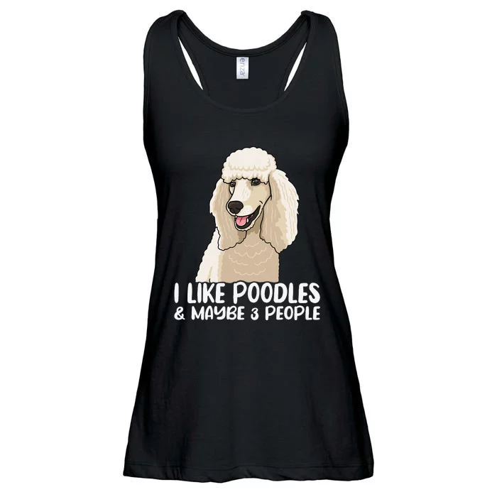 Poodle Dog Lover Poodle Art Tee Poodle Owner Ladies Essential Flowy Tank